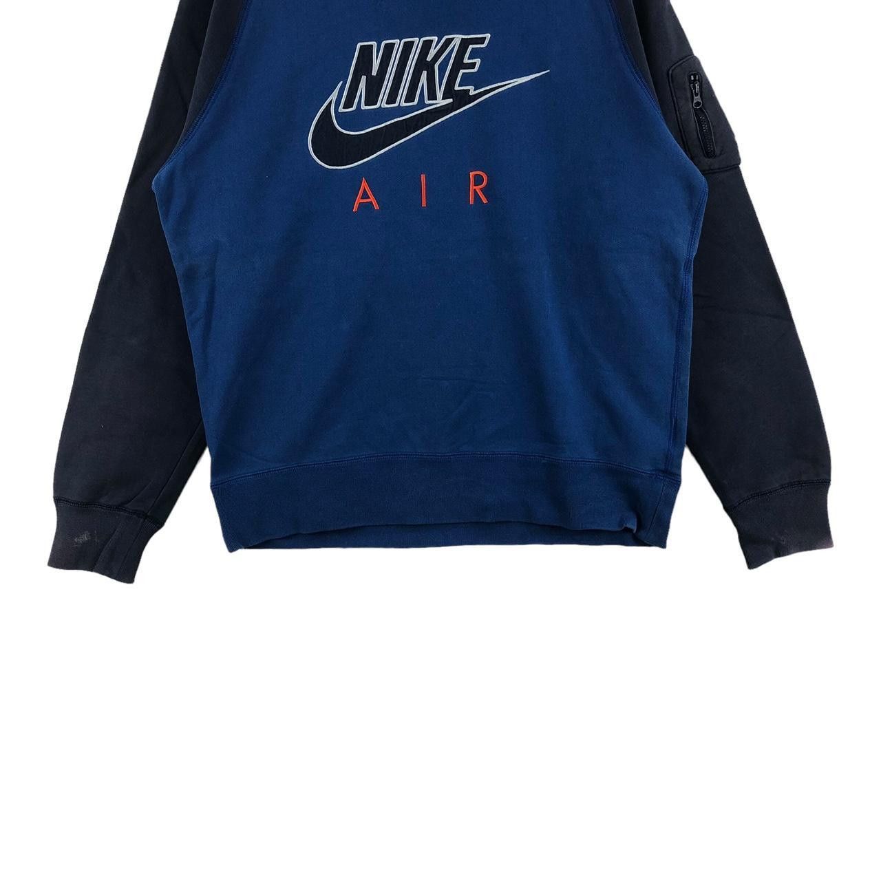 Nike NIKE AIR SWOOSH Logo Embroidered Raglan Sweatshirt Pullover Size L / US 10 / IT 46 - 4 Thumbnail