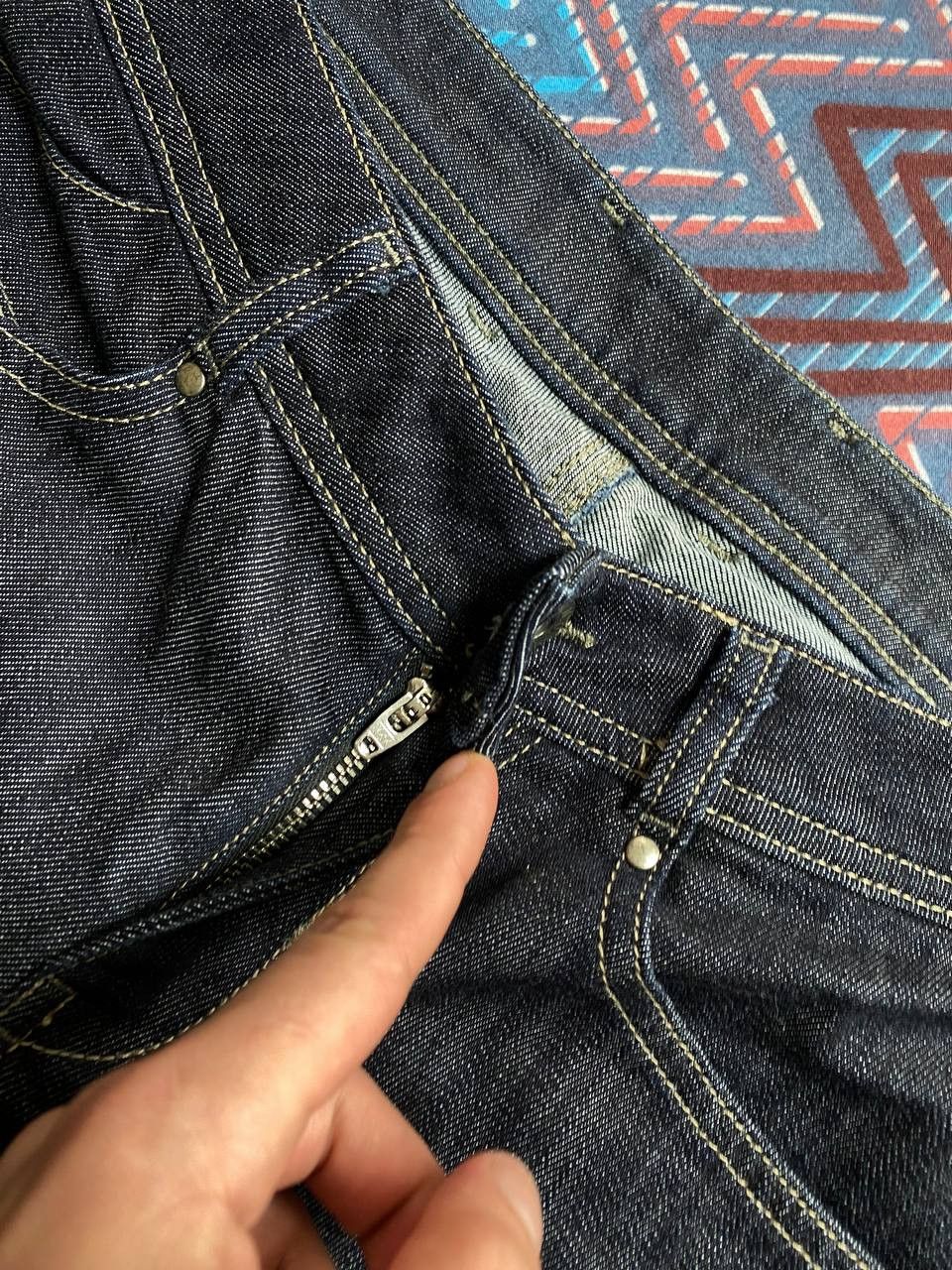 Diesel × Japanese Brand Slim Straight Jeans Pants Trousers Low Rise Size 30" / US 8 / IT 44 - 12 Thumbnail