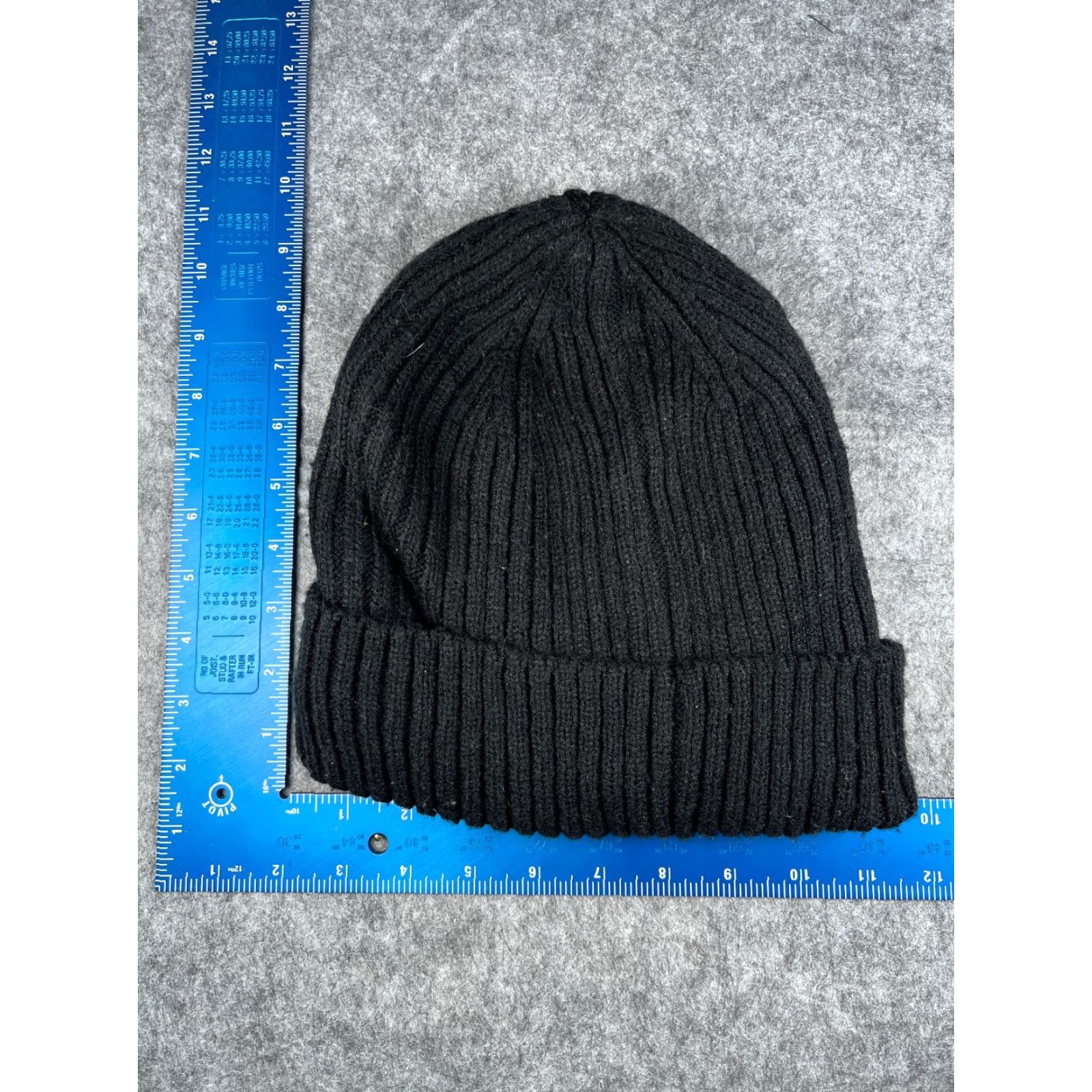 Vintage Aspen Beanie Toque Adult One Size Black Knit Acrylic Polyester Lined Ski Size ONE SIZE - 4 Thumbnail