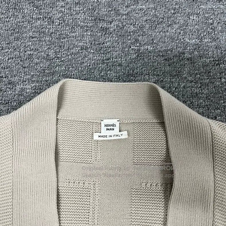 Hermes Hermes Wool Knit H Letter Pattern Long Cardigan Size XXS / US 00 / IT 34 - 6 Thumbnail