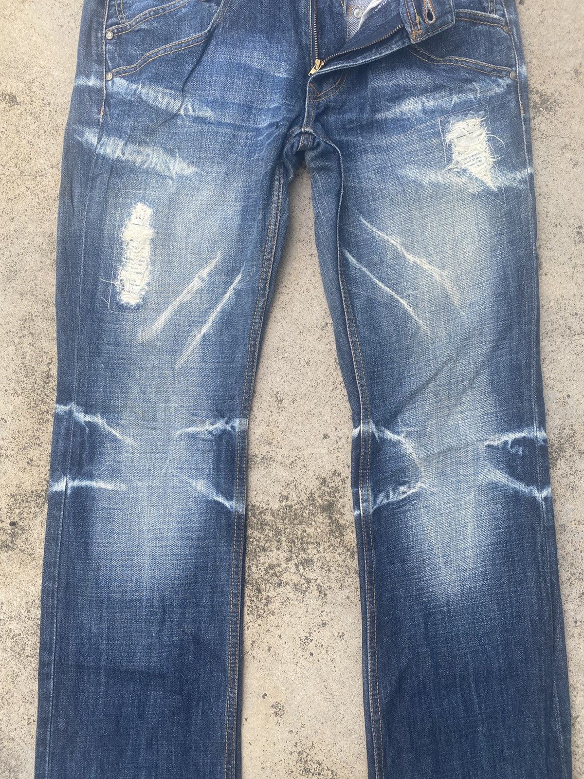 If Six Was Nine × Nicole Club Flare Jeans Nicole Club Distressed Honeycomp Size US 31 - 6 Thumbnail