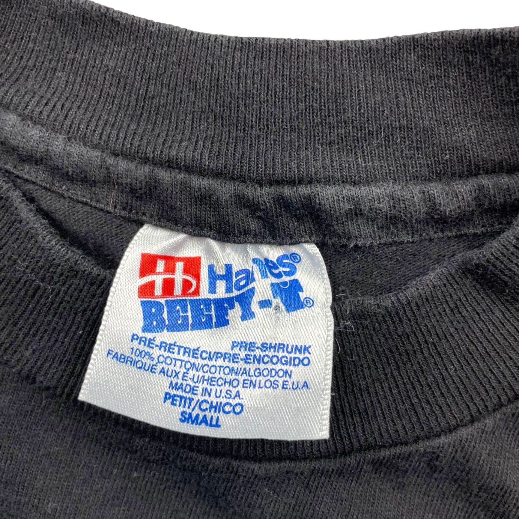 Hanes VTG Hanes T-Shirt Roads?.. Back To The Future Movie Promo Ride Small Black Single Stitch Crew Neck Short Sleeve Mens Size US S / EU 44-46 / 1 - 6 Thumbnail