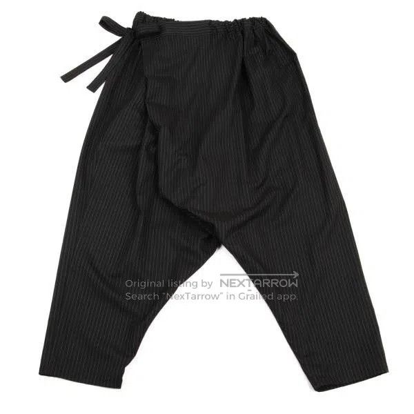 Junya Watanabe Junya Watanabe size S Black vintage striped design pants Size 23" - 2 Thumbnail