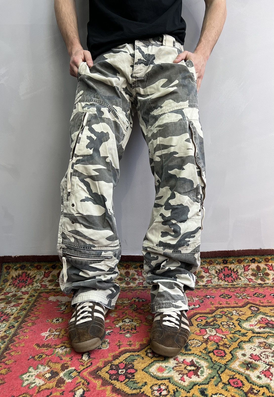 Hysteric Glamour × If Six Was Nine VTG Rick Owens Junya Watanabe Style Stone Washed Jeans Size US 33 - 3 Thumbnail