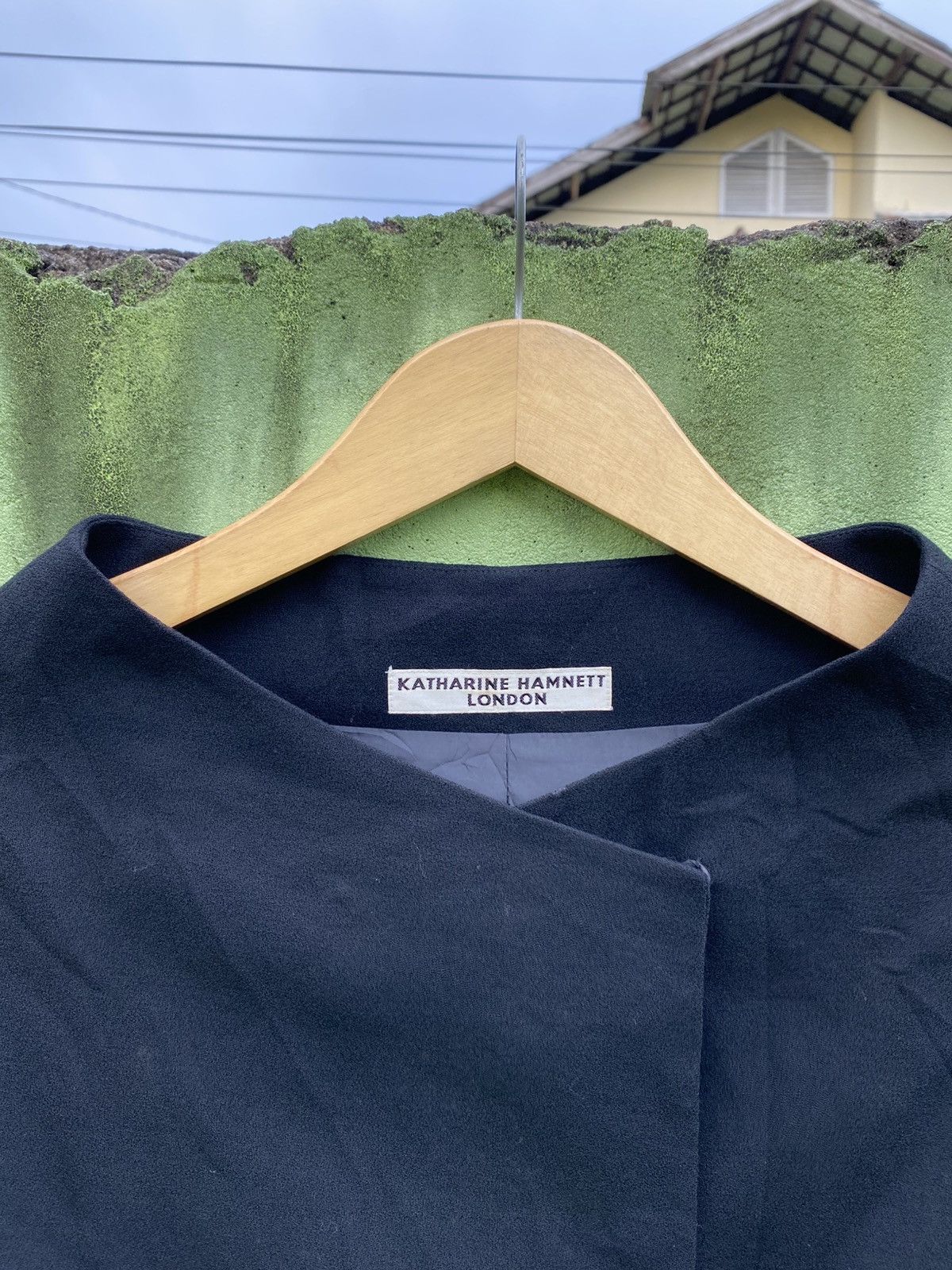 Katharine Hamnett London Katharine Hamnett London Black Blazer Structured Asymmetric Size L / US 10 / IT 46 - 2 Thumbnail