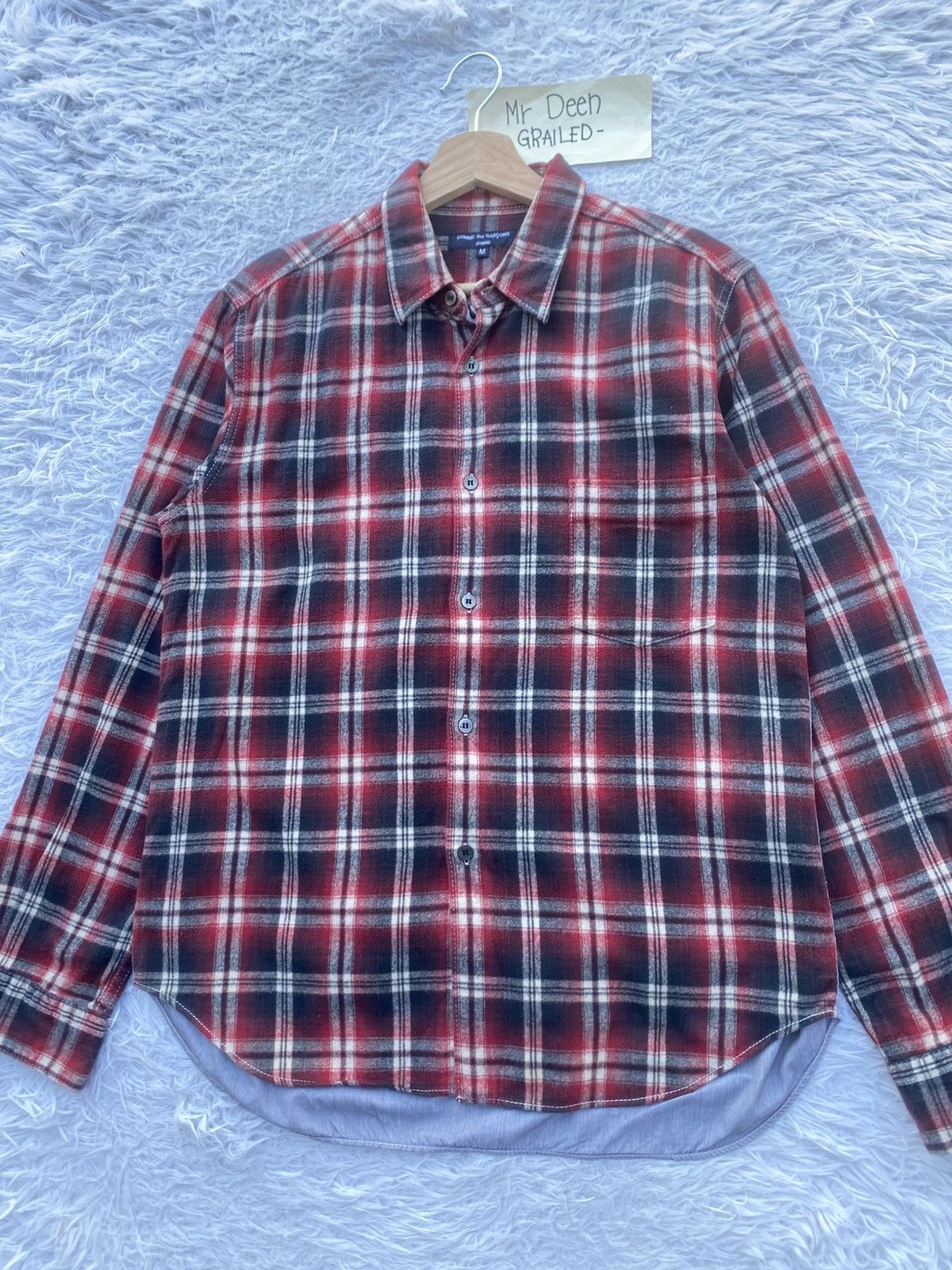 Comme des Garcons Homme Rare Comme Des Garcons Homme Longsleeve Flannel Size US M / EU 48-50 / 2 - 6 Thumbnail