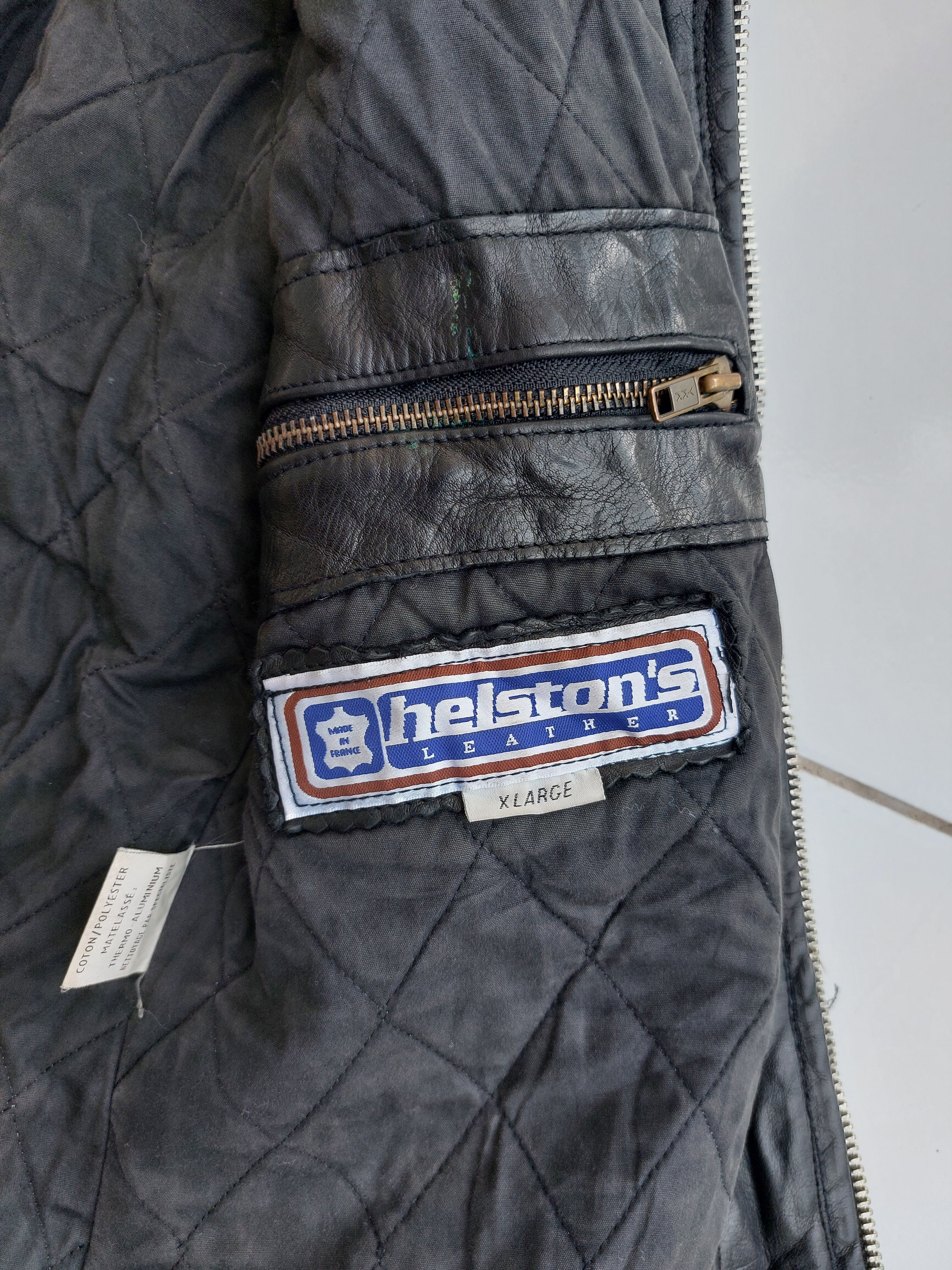 Vintage Helstons Vintage Lady Biker Leather Jacket Womens Size L / US 10 / IT 46 - 11 Thumbnail