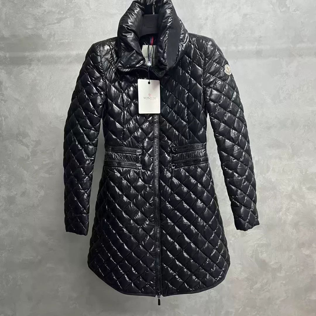 Moncler Moncler Quilted Long Black Down Jacket us_2 Women Size XS / US 0-2 / IT 36-38 - 1 Thumbnail