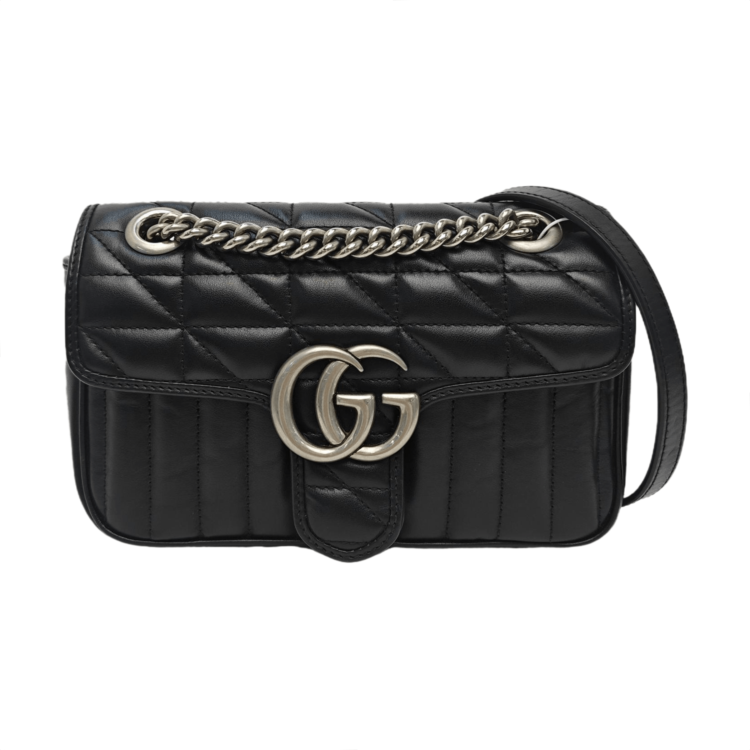 Gucci Gucci GG Marmont Quilted Leather Shoulder Bag ONE SIZE Size ONE SIZE - 1 Thumbnail