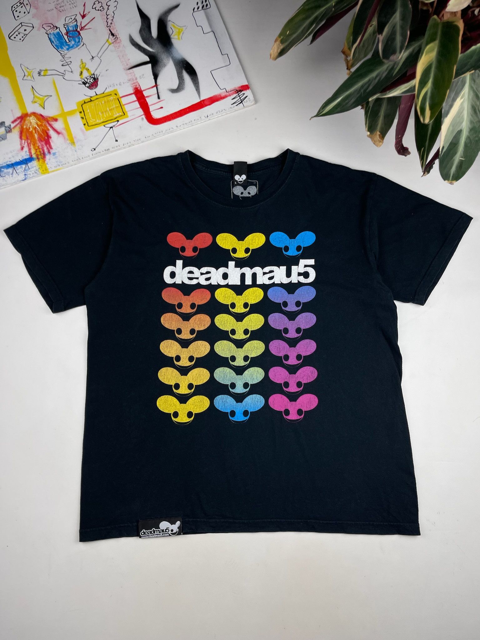 Vintage 00's deadmau5 tee electronic music \u0026 dj, image size:1536x2048