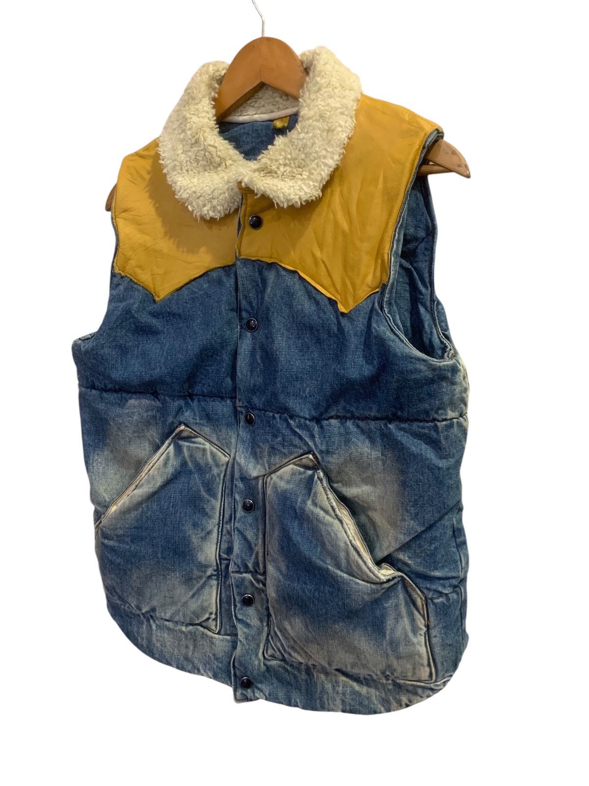 If Six Was Nine × Le Grande Bleu (L.G.B.) Under Ground LED RECHWE Denim Puffer Size US M / EU 48-50 / 2 - 2 Thumbnail