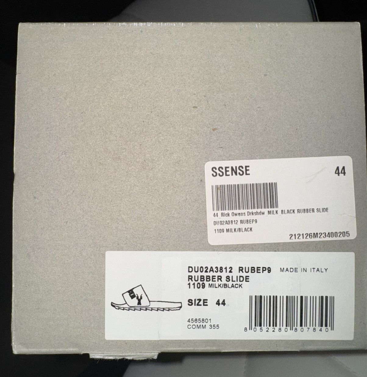 Rick Owens (FINAL DROP) Rick Owens White rubber slides Size US 11 / EU 44 - 4 Thumbnail