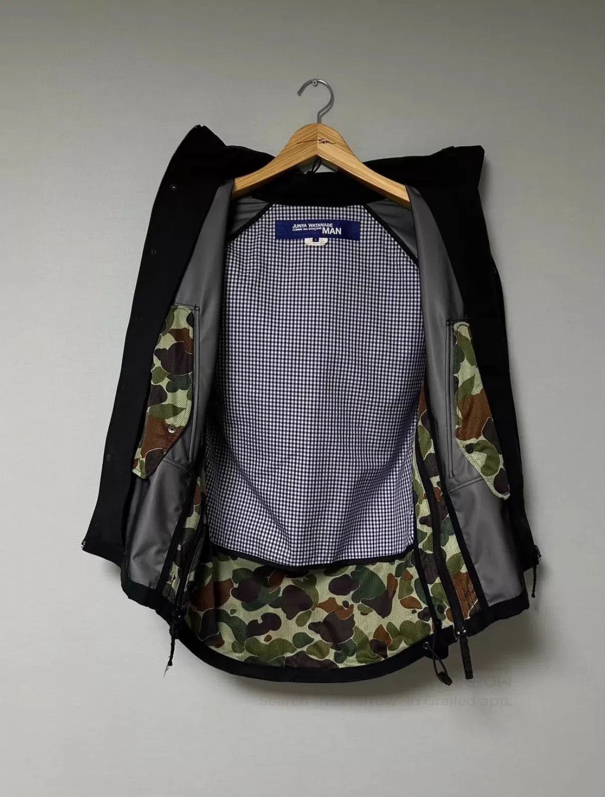 Junya Watanabe Black Hooded Light Jacket. Size US S / EU 44-46 / 1 - 2 Thumbnail