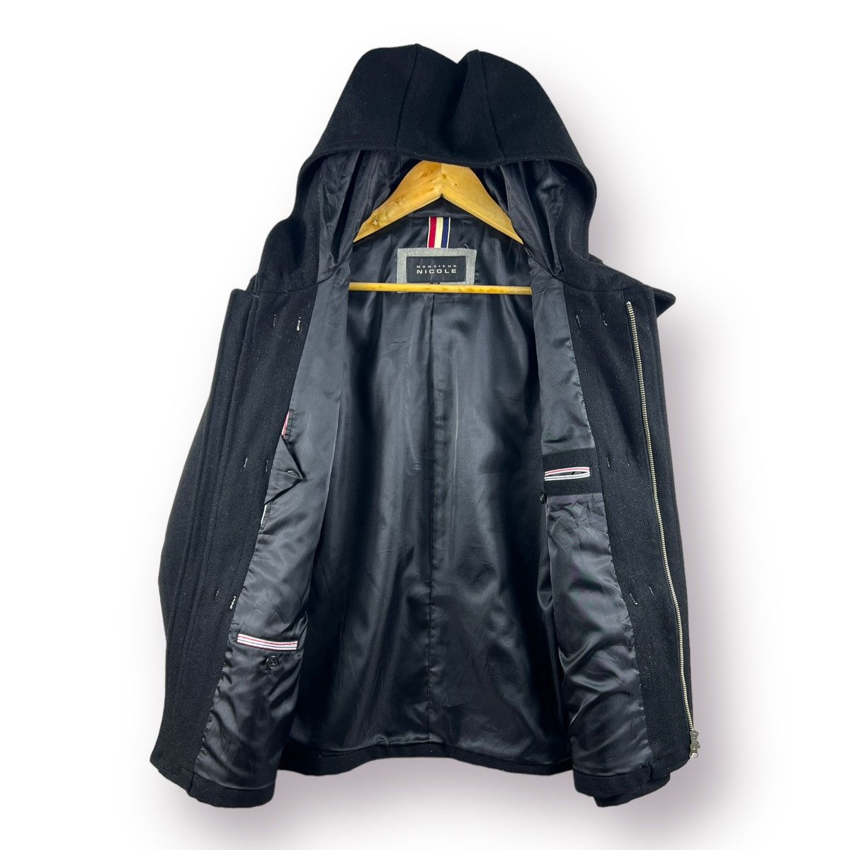 Japanese Brand 🔥 MONSIEUR NICOLE BY NICOLE CLUB DUFFLE COAT Size US S / EU 44-46 / 1 - 7 Thumbnail