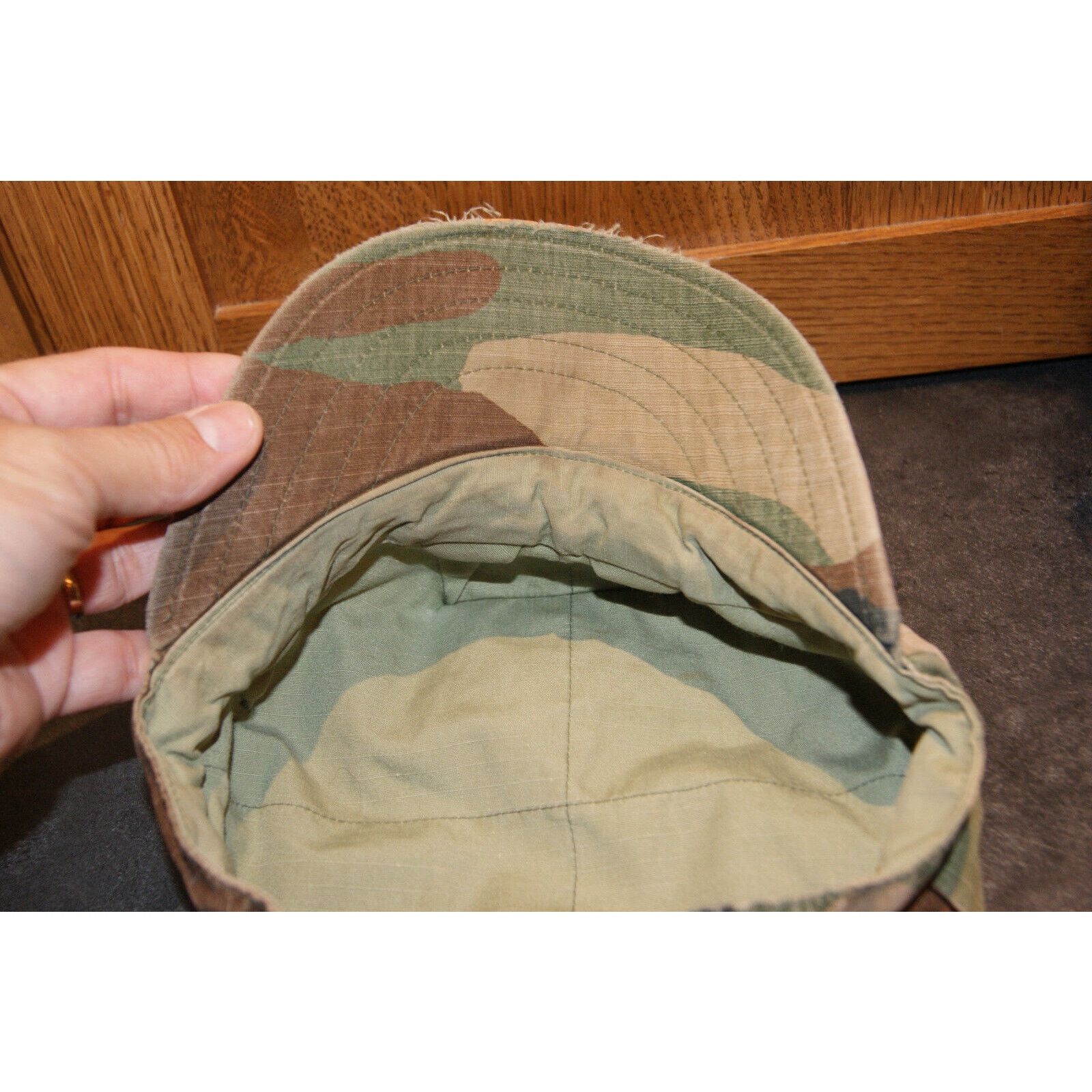 Other US Marines Camo Hat Insignia Fitted S Utility Cap Distress Size ONE SIZE - 6 Thumbnail