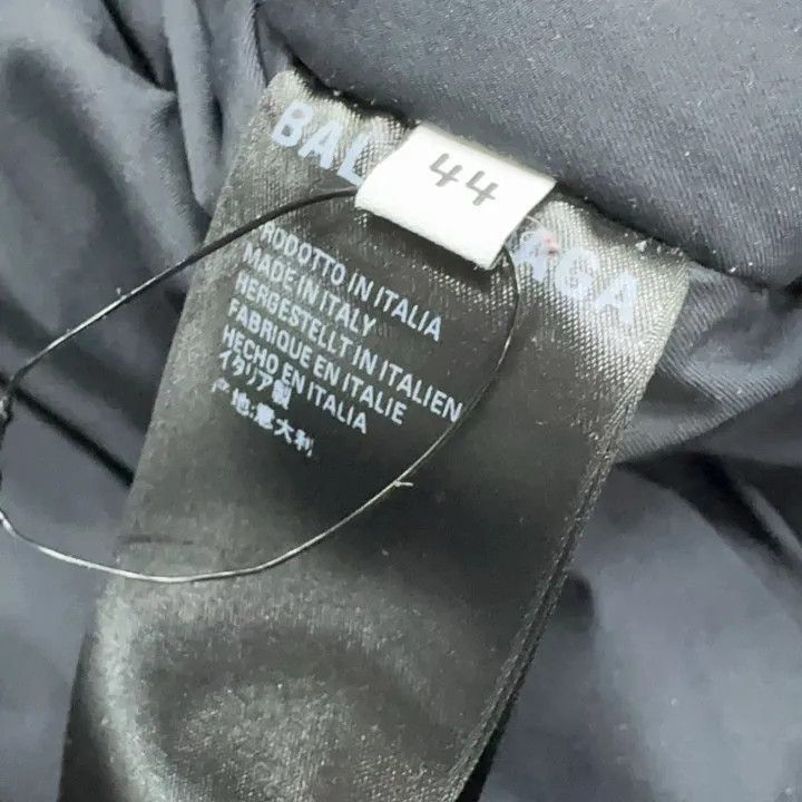 Balenciaga Balenciaga Black Zip-Up Long Sleeve Jacket 0079-2507 Size US L / EU 52-54 / 3 - 4 Thumbnail