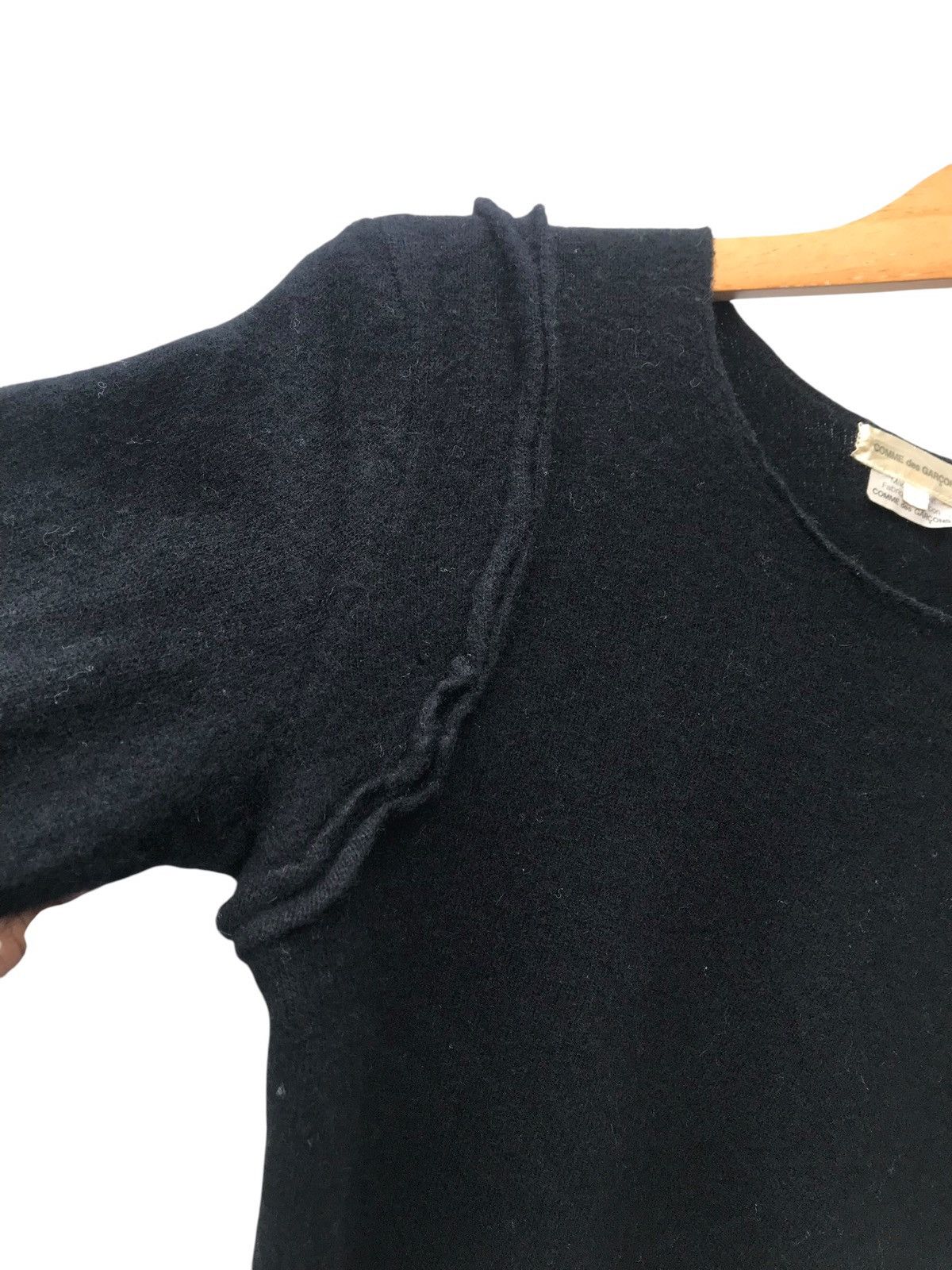 Comme des Garcons Comme des Garçons Women Mix Wool Cdg Longsleeve Shirt Size S / US 4 / IT 40 - 5 Thumbnail