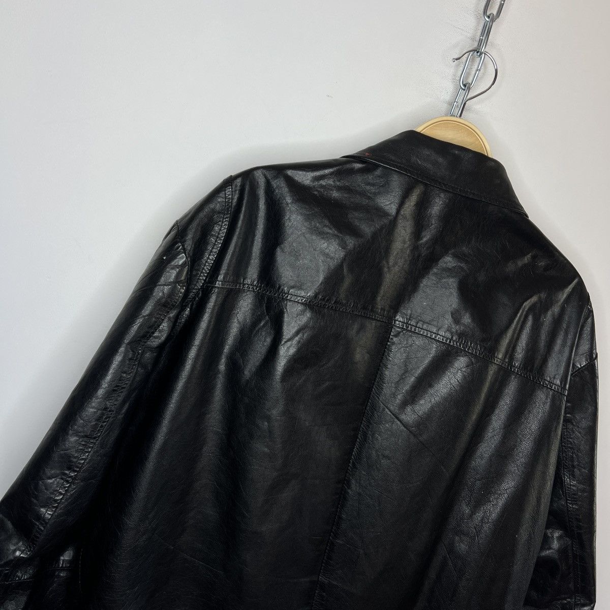 Zara Vintage Zara Genuine Leather Bomber Flight Jacket Size US L / EU 52-54 / 3 - 9 Thumbnail