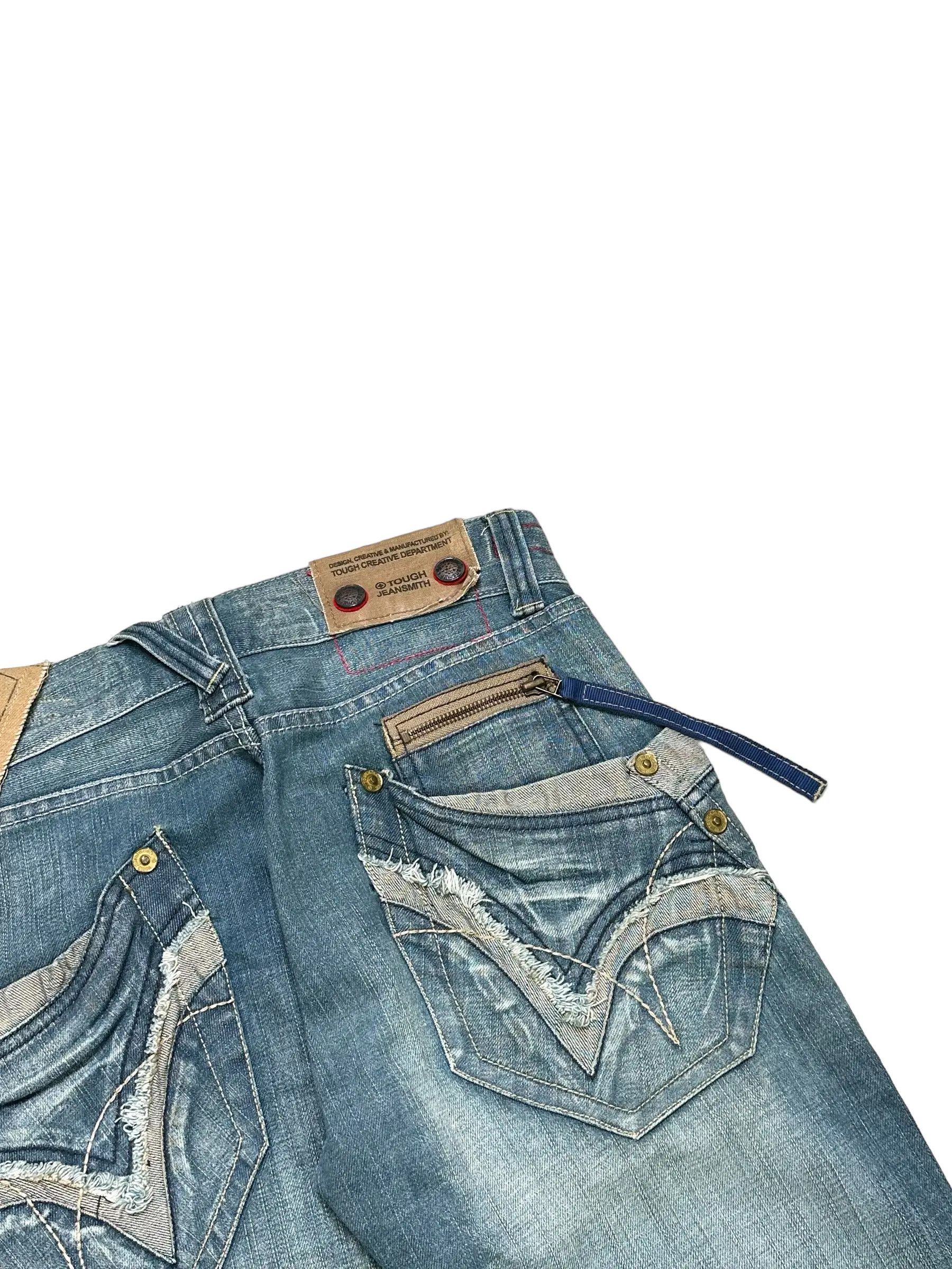 Japanese Brand Tough military distressed jeans Size US 30 / EU 46 - 9 Thumbnail