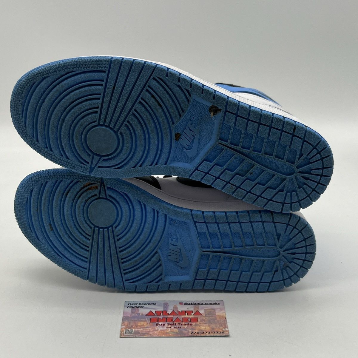Nike Air Jordan 1 high unc toe Size US 8 / EU 41 - 7 Thumbnail