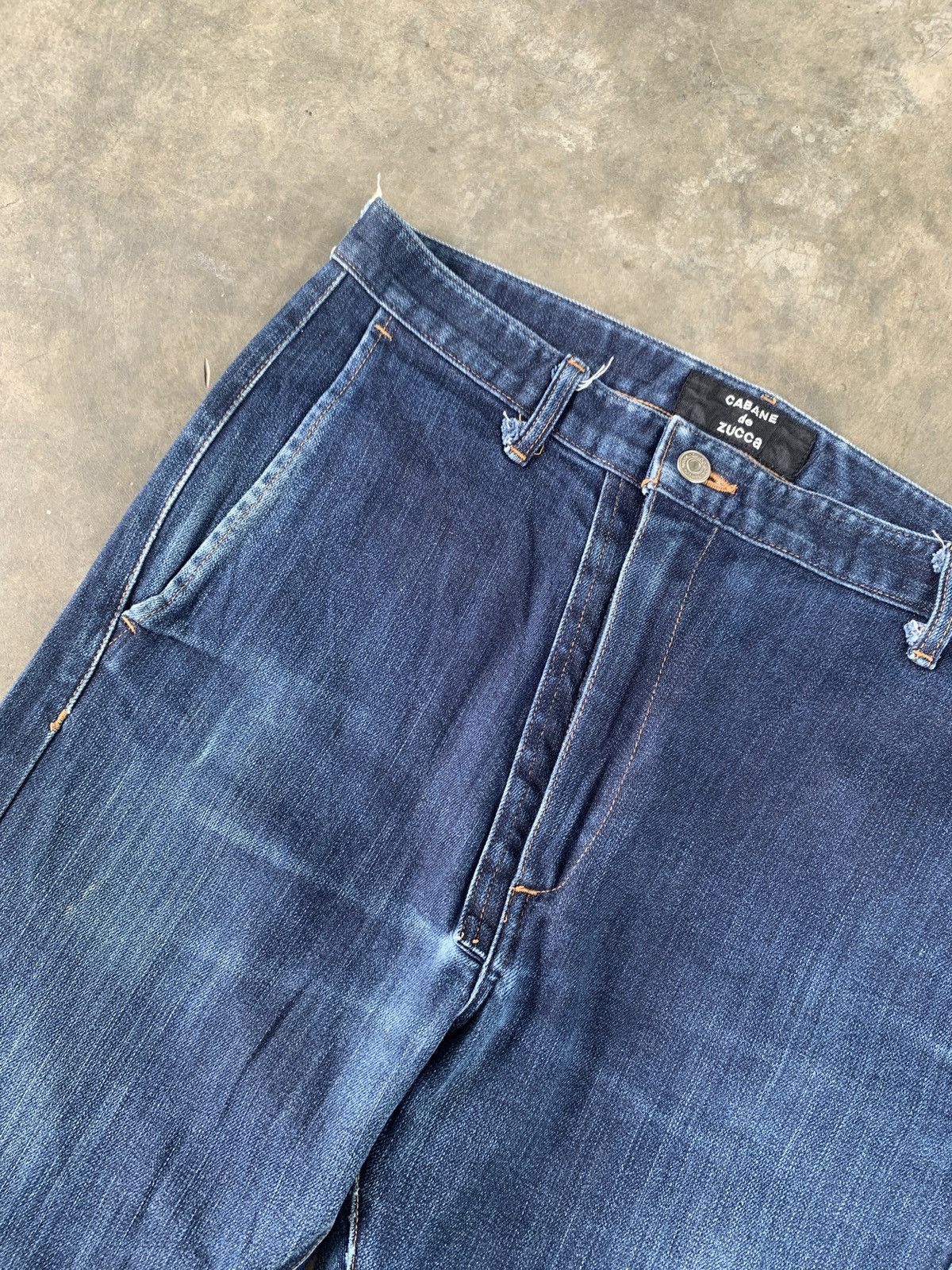CABANE de ZUCCa CABANE de ZUCCa Issey Miyake Assymetric Denim Size US 35 - 5 Thumbnail