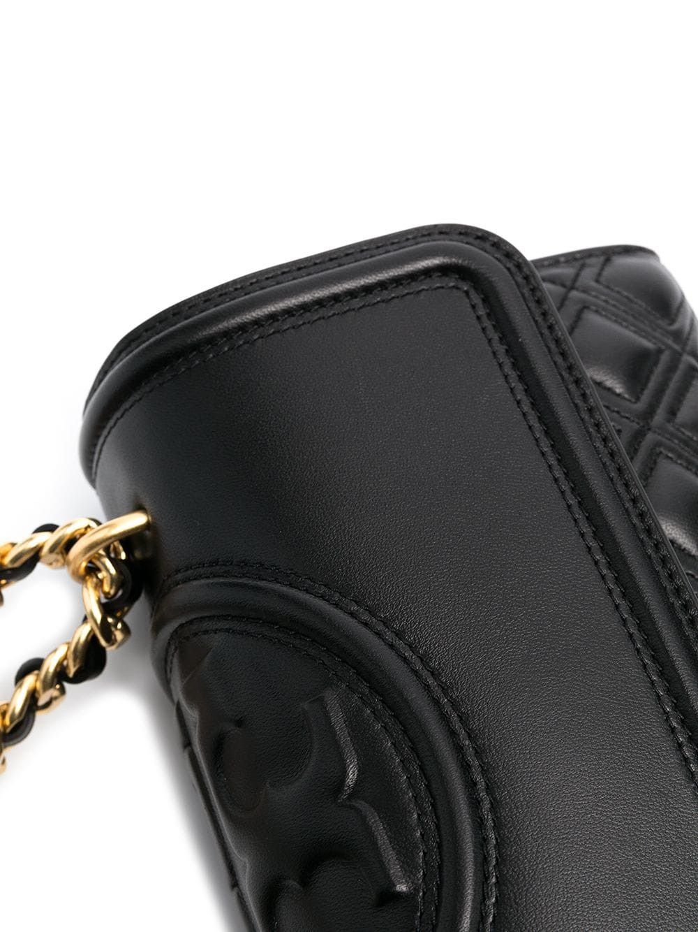 Tory Burch o1s22i1n1024 Size: OS / Small Fleming Bag in Black Size ONE SIZE - 4 Thumbnail