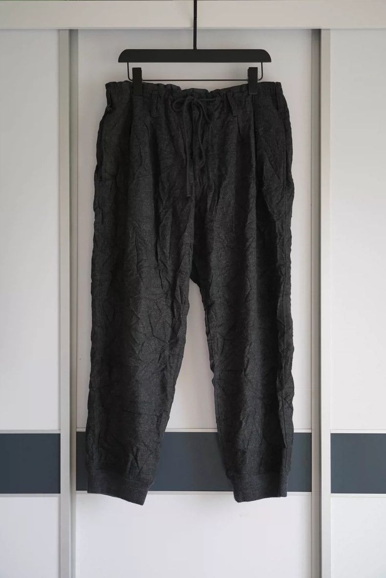 Yohji Yamamoto Yohji Yamamoto Drawstring Wool Pants