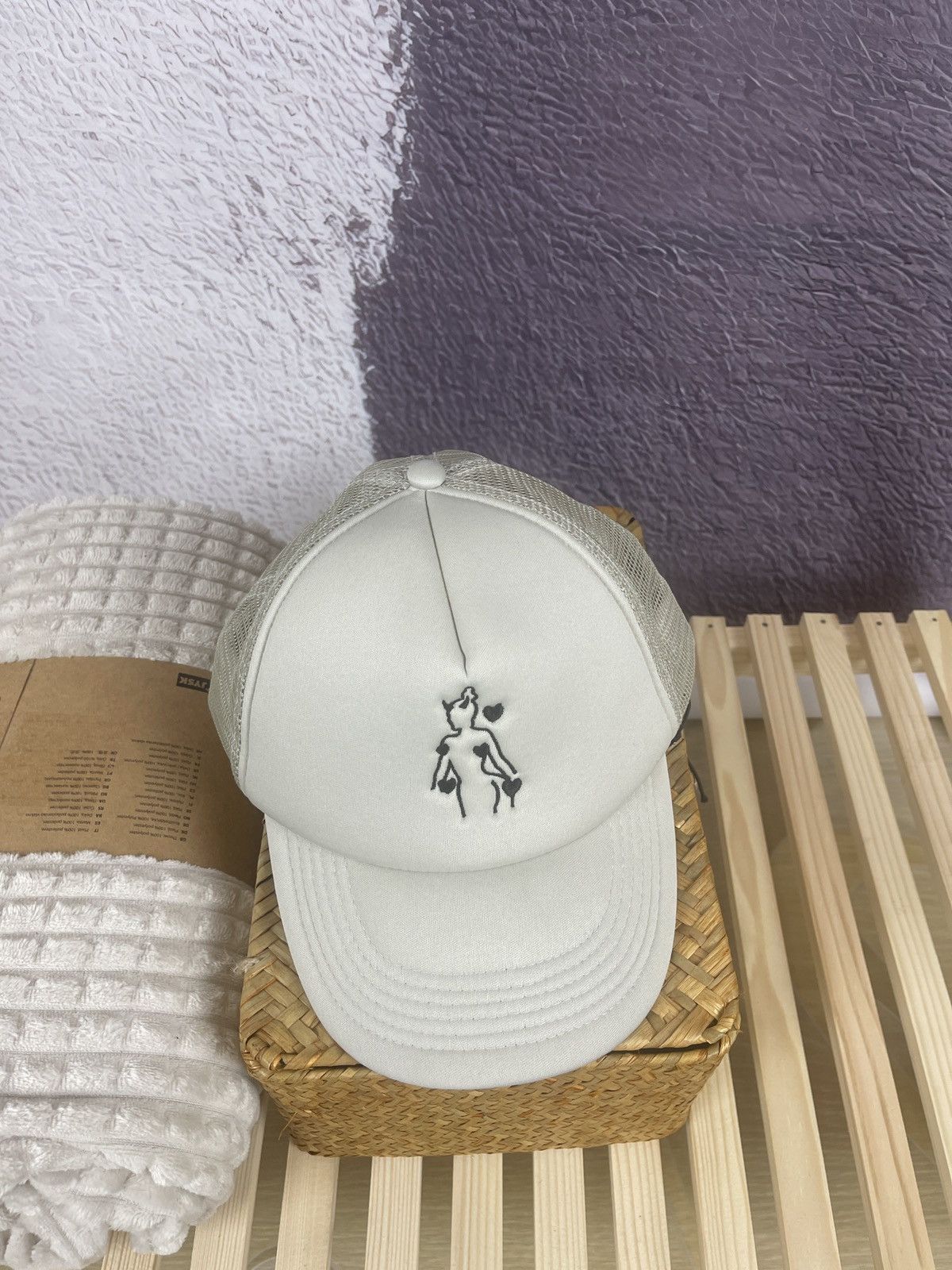 Other Heleven Light-grey big logo cap vintage hat Size ONE SIZE - 5 Thumbnail