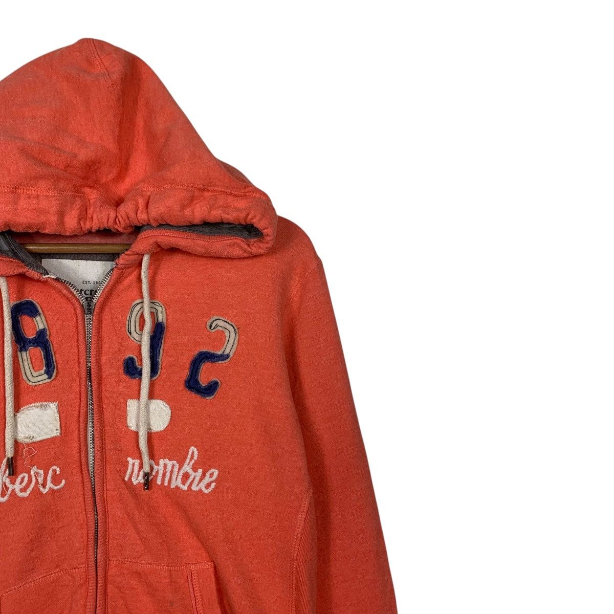 Abercrombie & Fitch ABERCROMBIE Spellout Big Logo Zipper Hoodies #3610-C165 Size US M / EU 48-50 / 2 - 4 Thumbnail