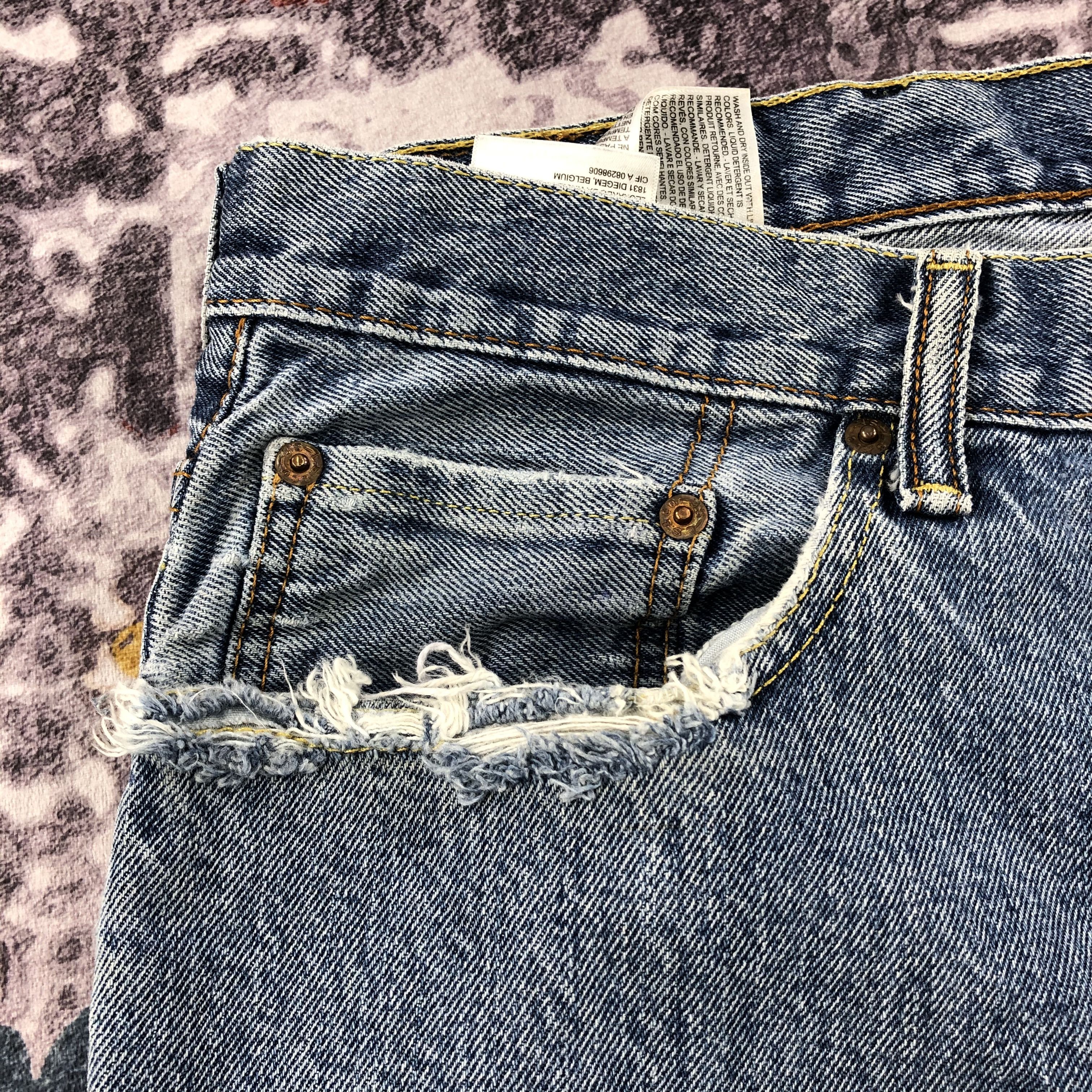 Vintage Blue Wash Levis 550 Jeans-JM2225