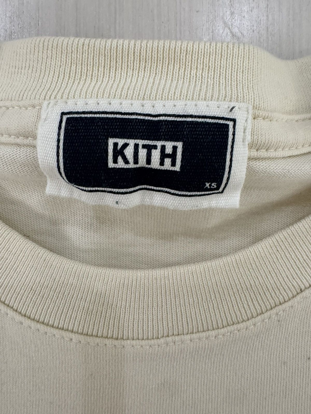 Kith Kith K shield pocket tee sandrift size XS used spring 2025 Size US XS / EU 42 / 0 - 5 Thumbnail