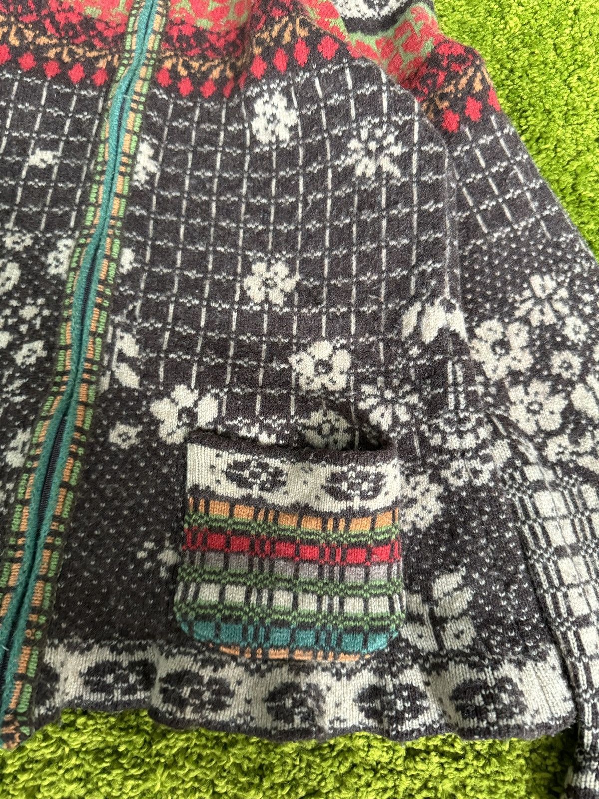 Designer Ivko avant garde 100% wool hoodie Size L / US 10 / IT 46 - 4 Thumbnail