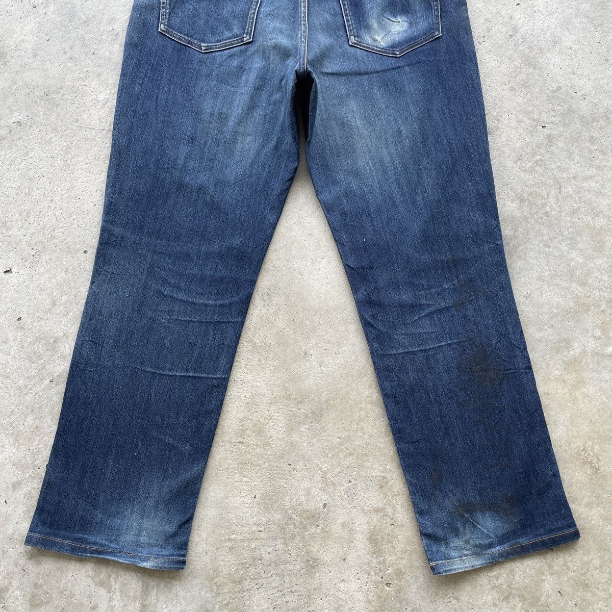 Japanese Brand W34💥 Vintage Japanese Distressed Faded Jeans Denim Pants Size US 34 / EU 50 - 9 Thumbnail