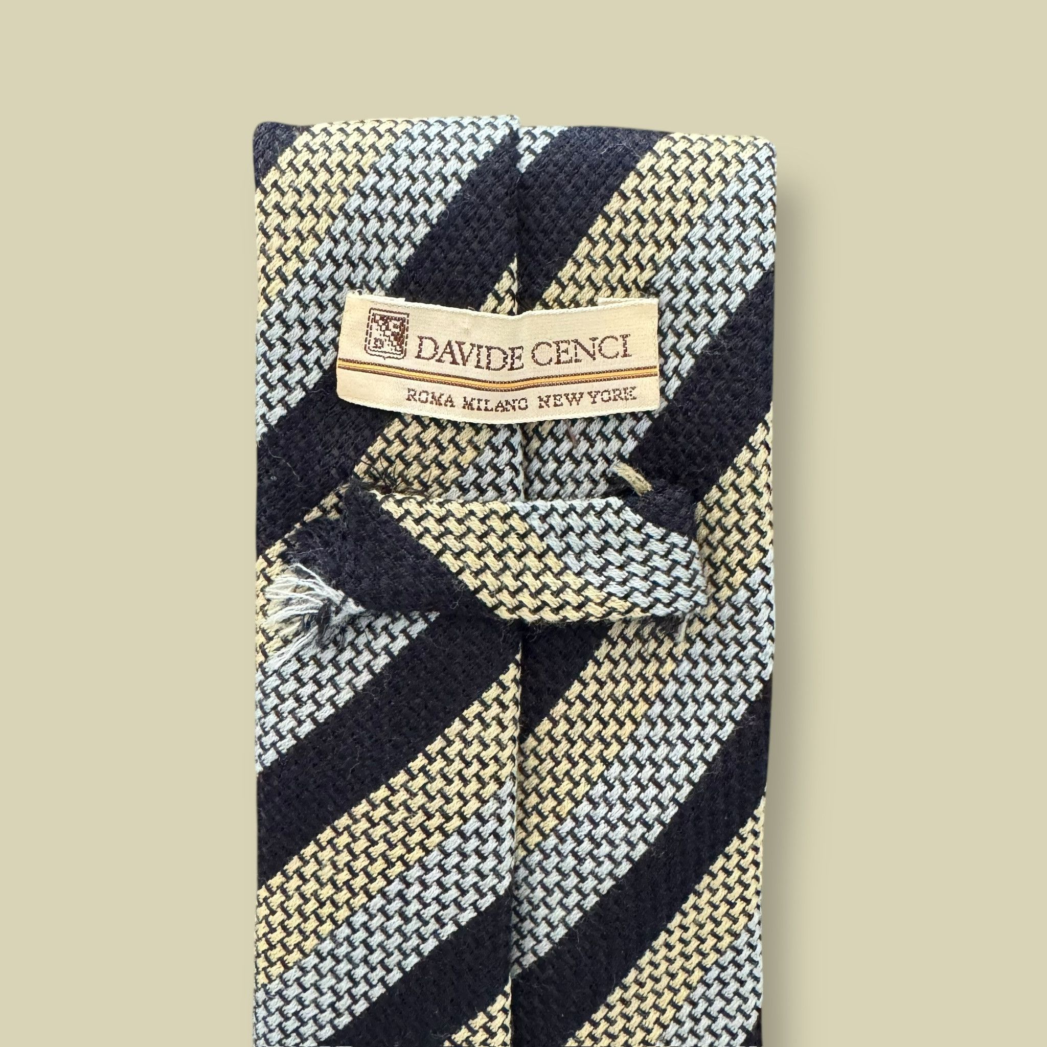 Davide Cenci Vintage Striped Tie By Davide Cenci Size ONE SIZE - 2 Thumbnail
