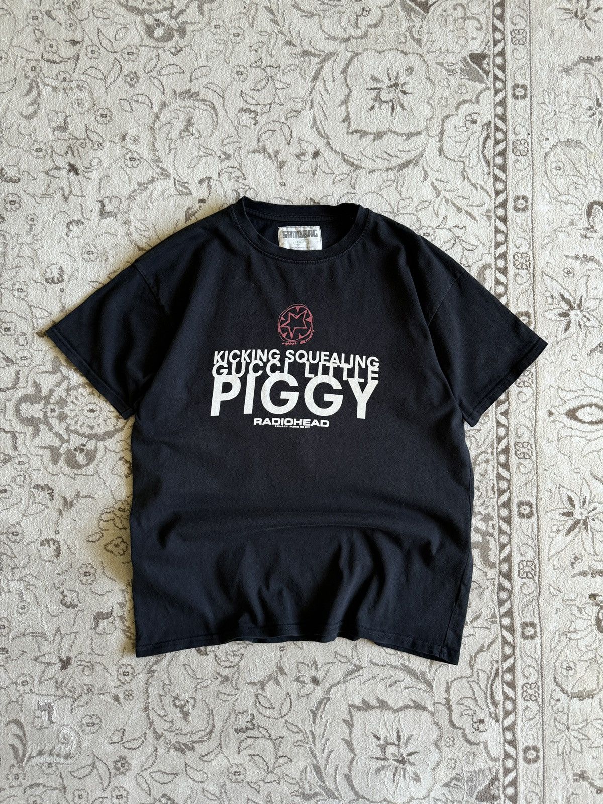 RADIOHEAD Gucci Piggy Wht, Tシャツ - バンドTシャツ専門店T