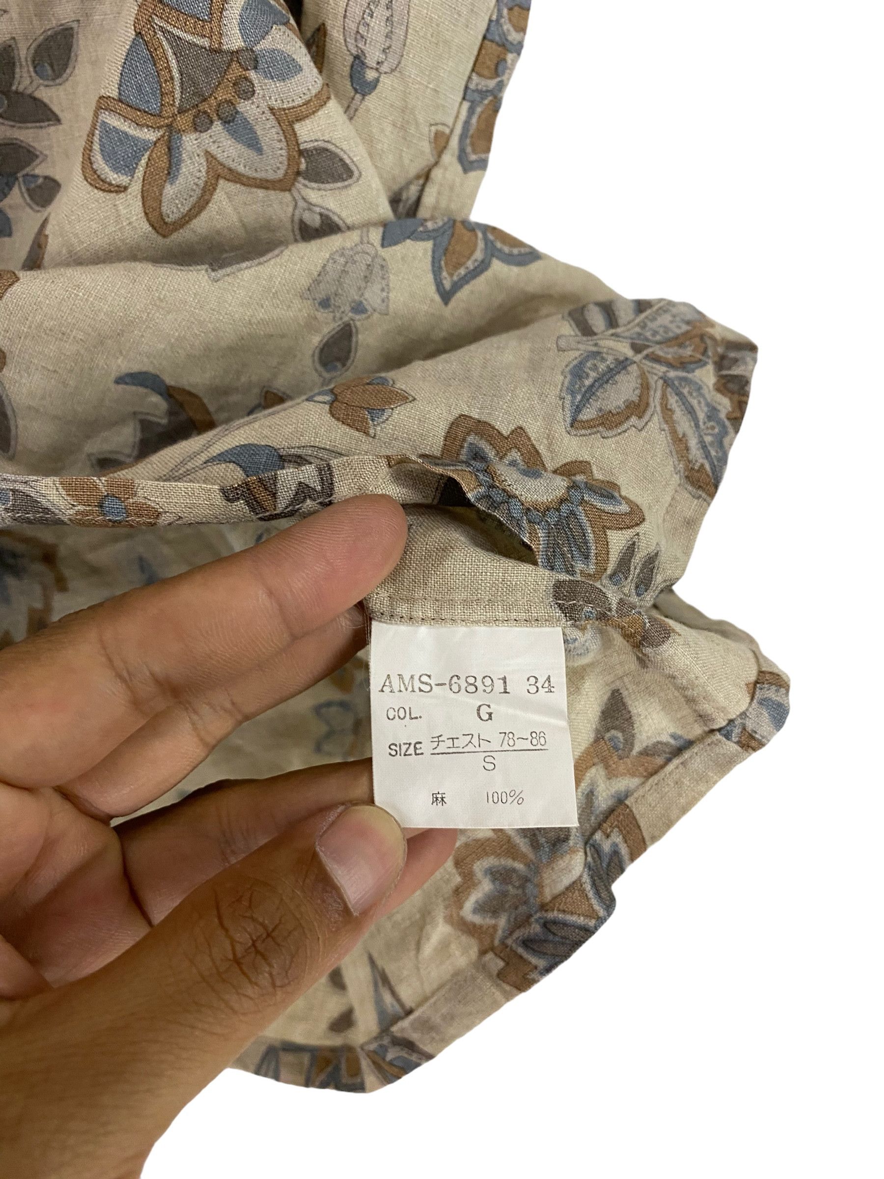 Christian Dior Monsieur × Designer 2000s Christian Dior floral hemp button up polo shirt Size US S / EU 44-46 / 1 - 8 Thumbnail