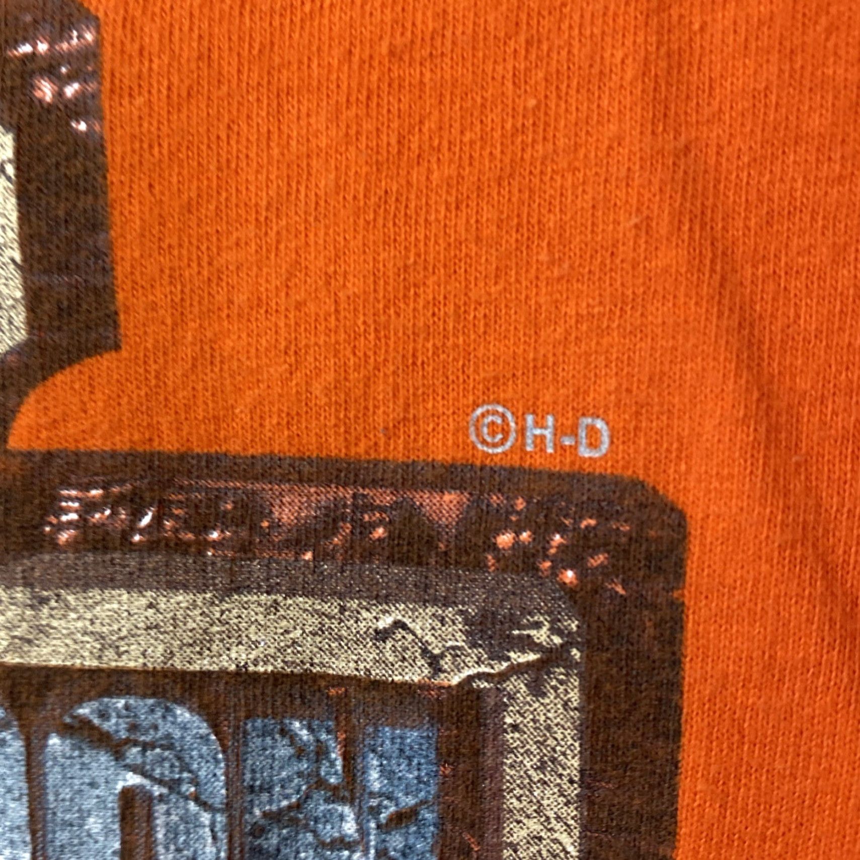 Harley Davidson VINTAGE Harley-Davidson Mexico T Shirt Adult Small S Orange Biker Size US S / EU 44-46 / 1 - 6 Thumbnail