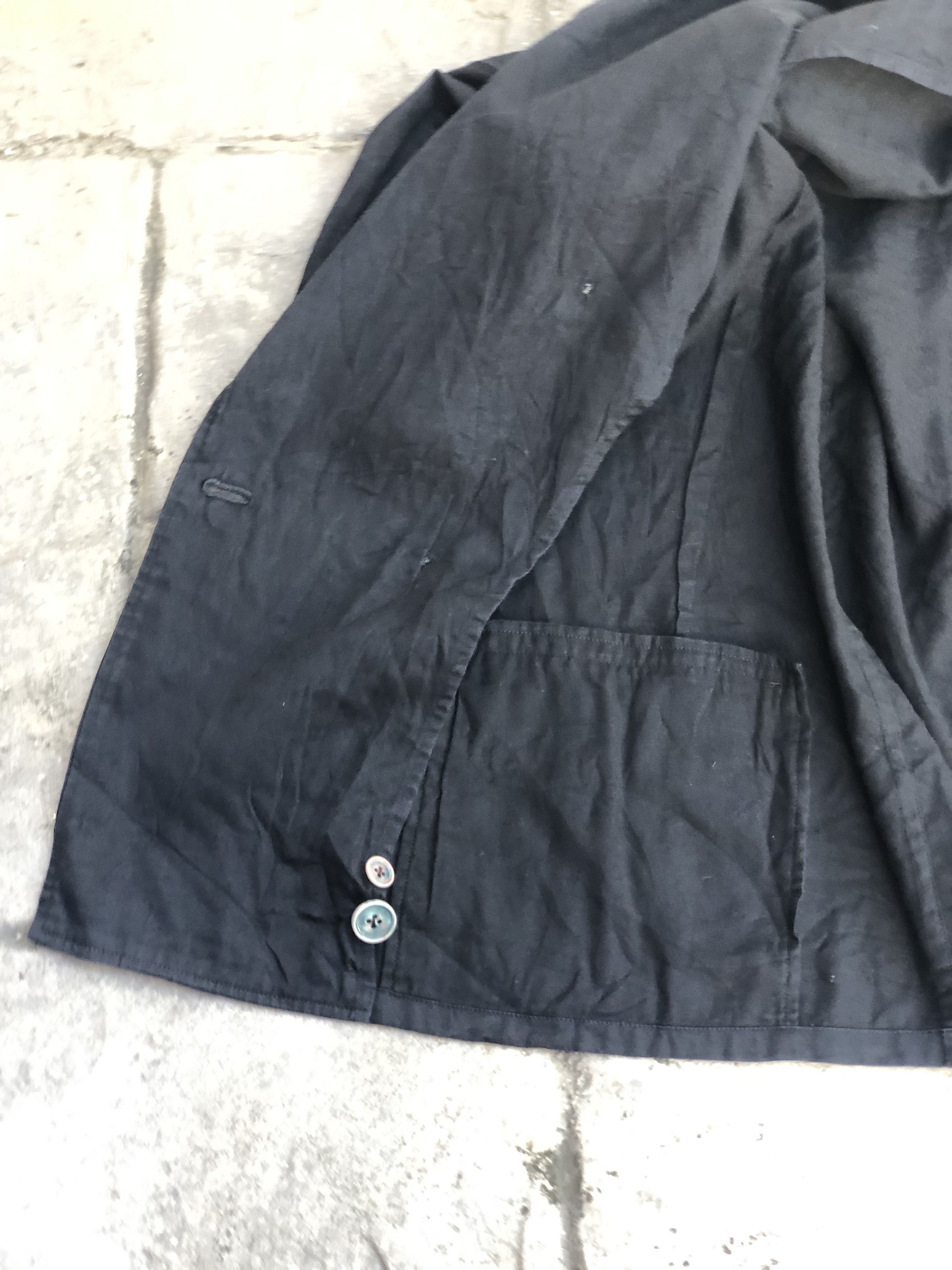 Y's Y’s by Yohji Yamamoto Double-Breasted Black Blazer – Japan Size 48R - 7 Thumbnail