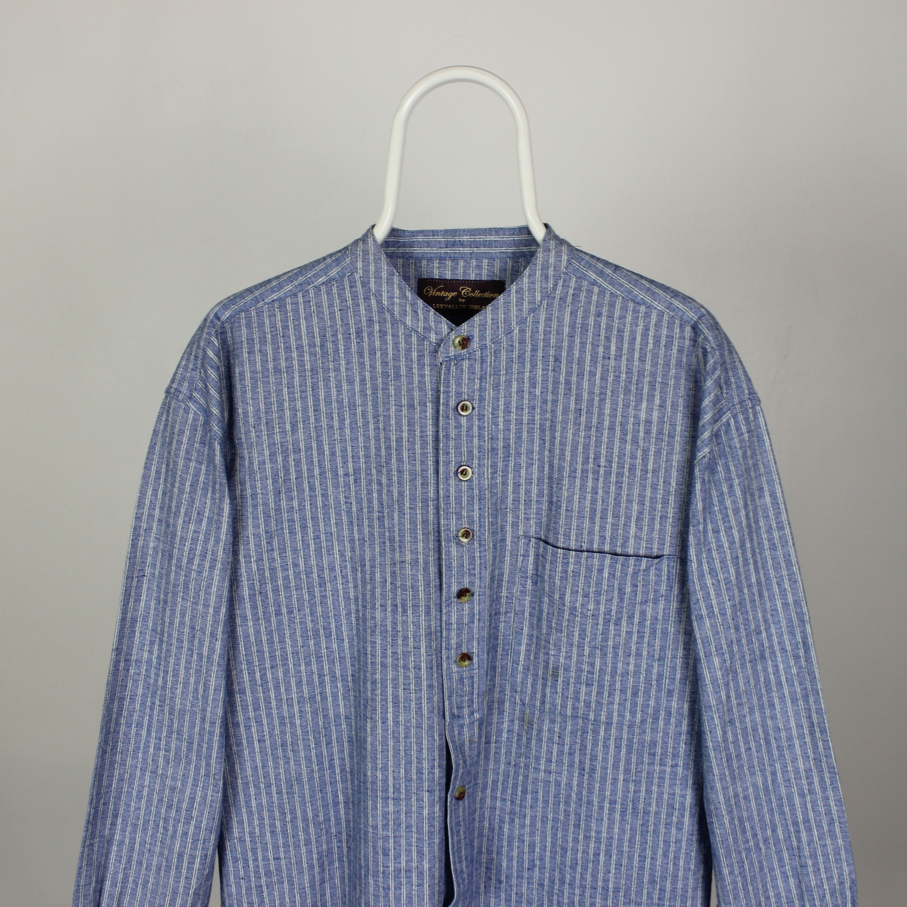 Other Flannel Grandfather Shirt with Grey Ireland Lalley M L Size US M / EU 48-50 / 2 - 8 Thumbnail