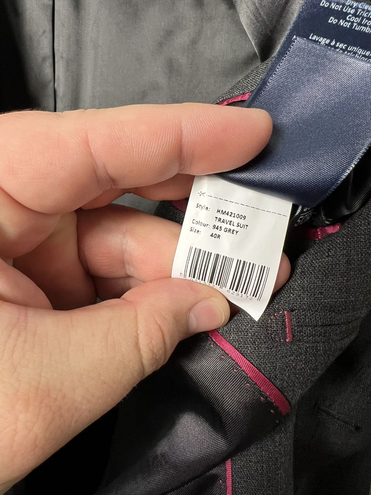 Hackett × Loro Piana Hackett London Travel Suit Ing Loro Piana Wool Blazer Jacket Size 40R - 19 Thumbnail