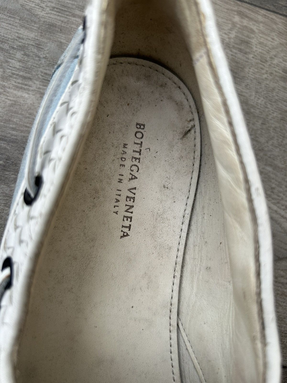 Bottega Veneta Bottega Veneta Intrecciato Trimmed Boat Shoes. Size US 8 / EU 41 - 10 Thumbnail