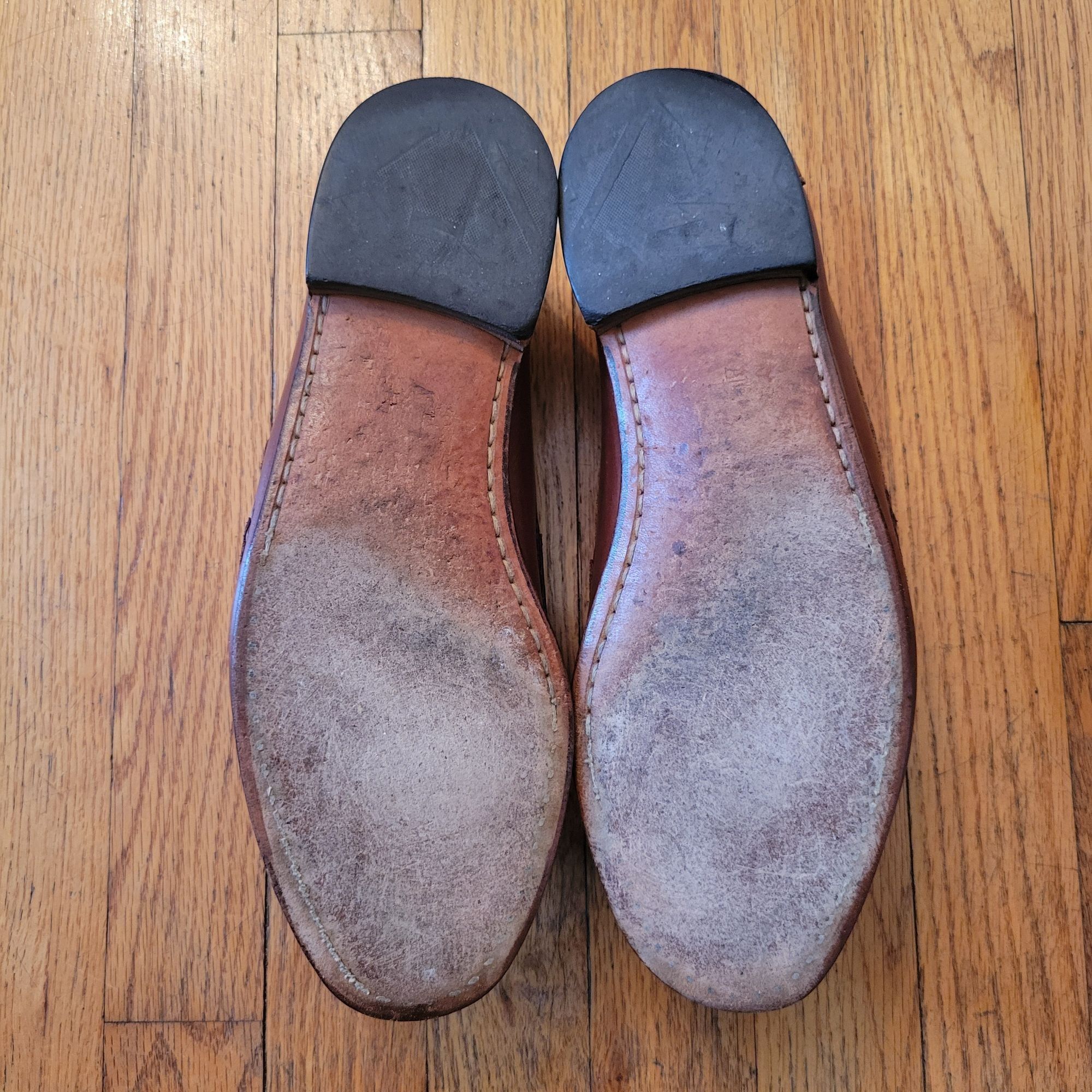 Allen Edmonds Allen Edmonds MAXFIELD Brown Tassel Loafers 9.5D Braided Lea Size US 9.5 / EU 42-43 - 5 Thumbnail