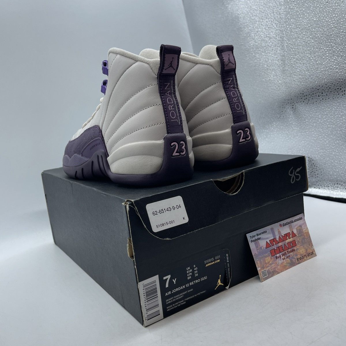 Jordan Brand Air Jordan 12 pro purple Size US 7 / IT 37 - 4 Thumbnail