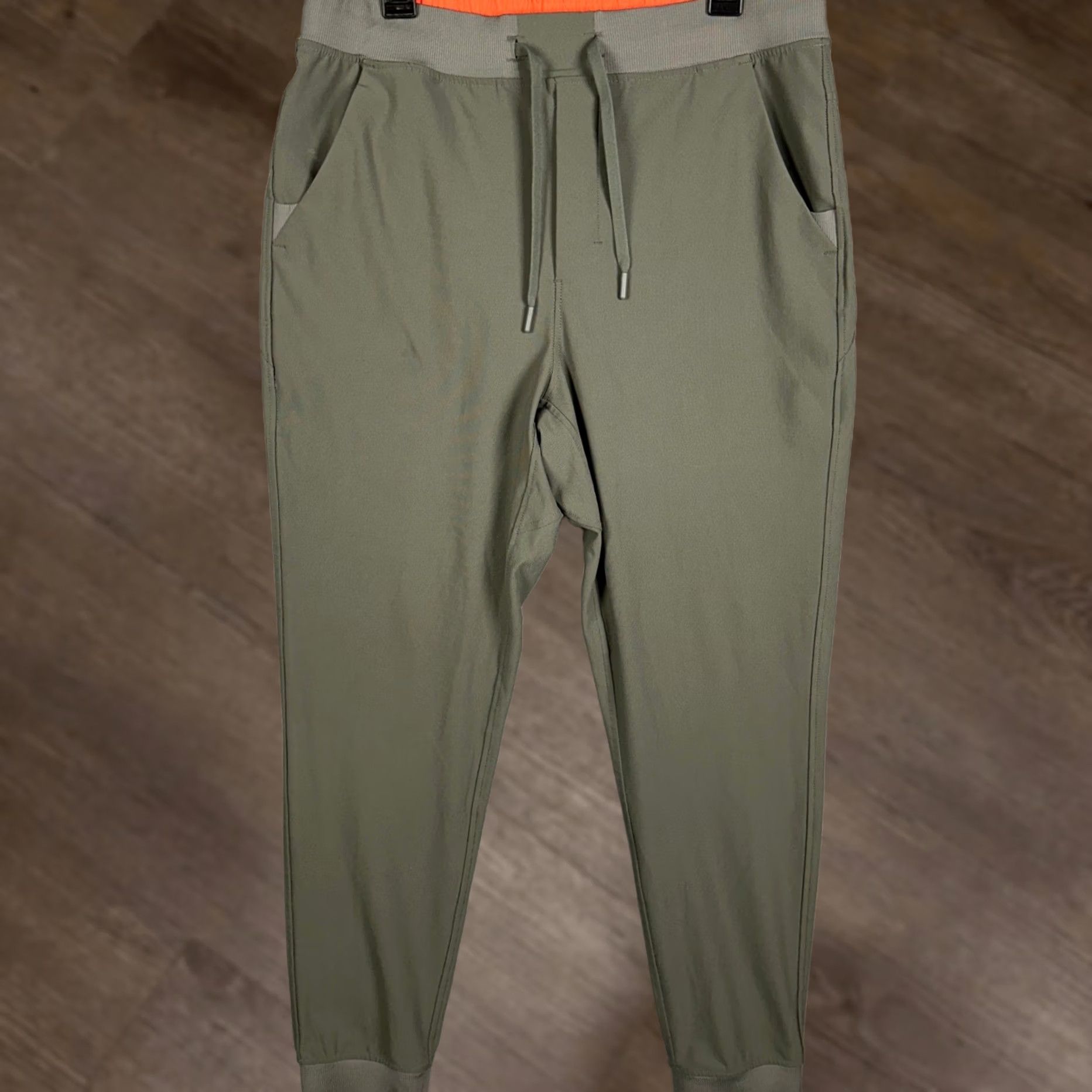 Olive Birddogs Joggers Pants Mens XL Olive Green Drawstring Tapered Pockets Activewear Casual Size US 36 / EU 52 - 1 Thumbnail