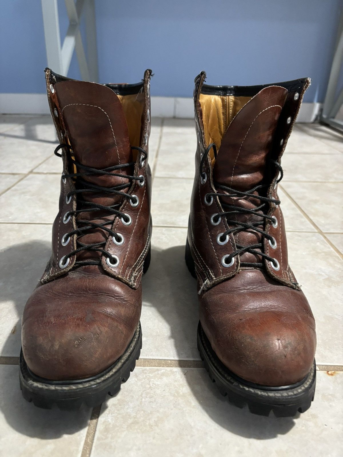Vibram Brown Military Boots Size US 10 / EU 43 - 3 Thumbnail
