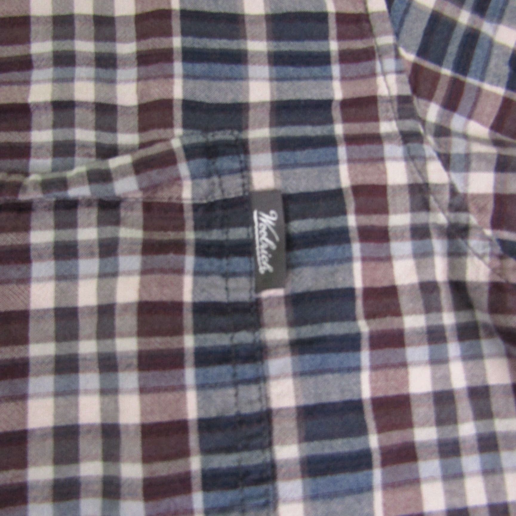 Vintage Woolrich Shirt Mens Large Blue Plaid Twill Button-Up Lightweight Outdoors Size US L / EU 52-54 / 3 - 3 Thumbnail
