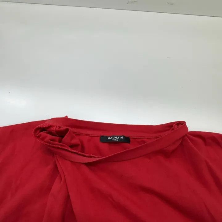 Balmain Balmain SS22 Logo Print Short Sleeve T-Shirt -2507 Size L / US 10 / IT 46 - 6 Thumbnail
