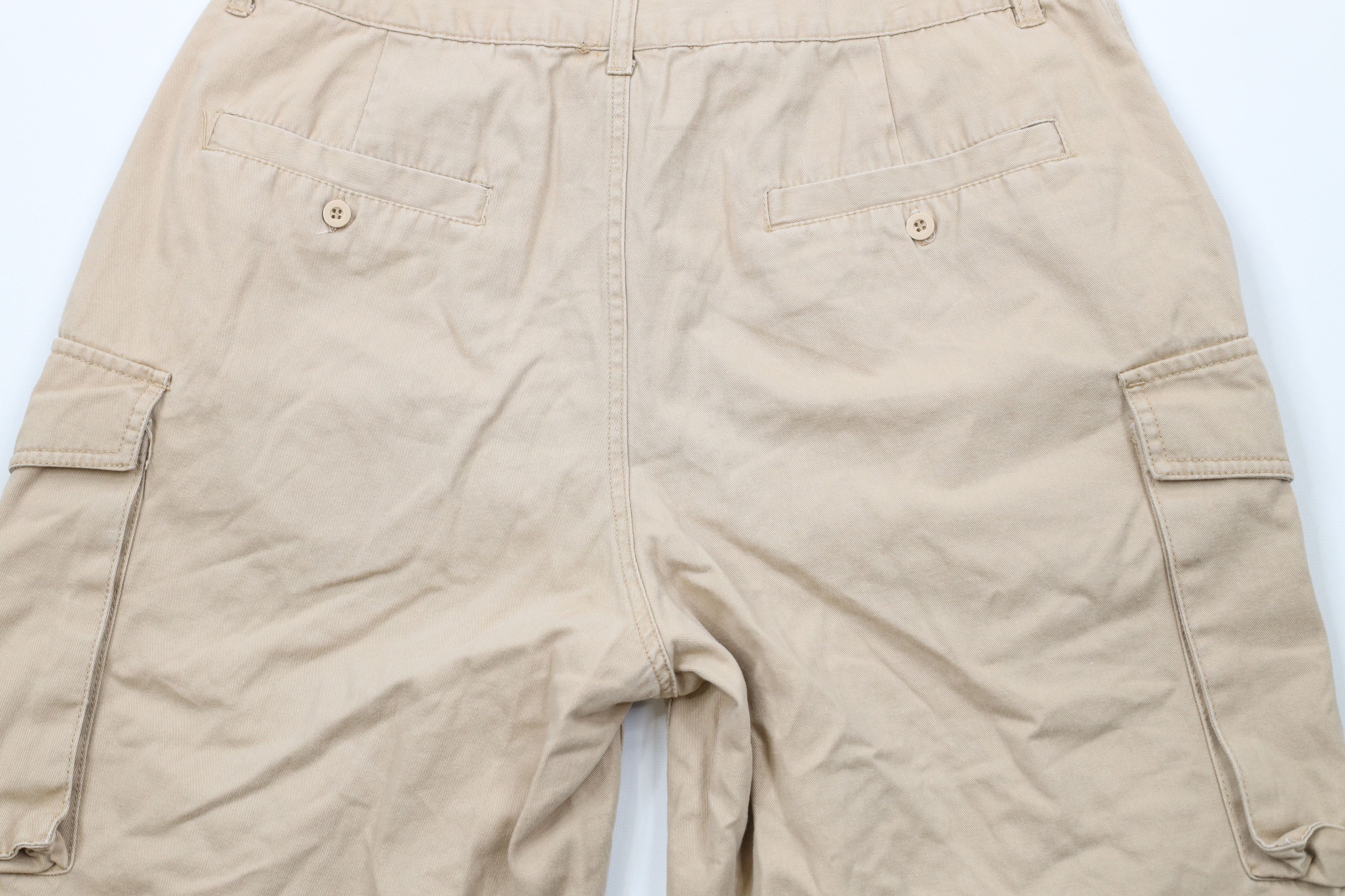 Vintage Vintage 90s Ohio State University Cargo Shorts Beige Cotton Size US 32 / EU 48 - 10 Thumbnail