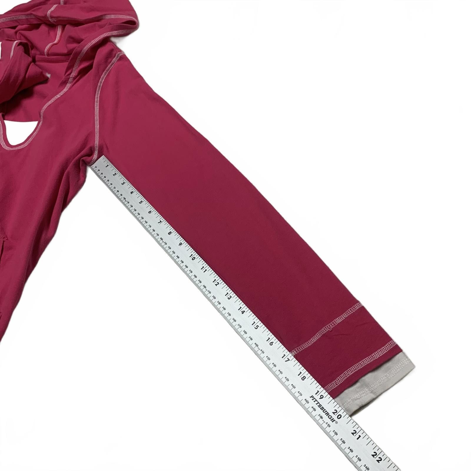 Other JU MORETULTRA Women's M Pink Hooded Long Sleeve Top Size M / US 6-8 / IT 42-44 - 6 Thumbnail