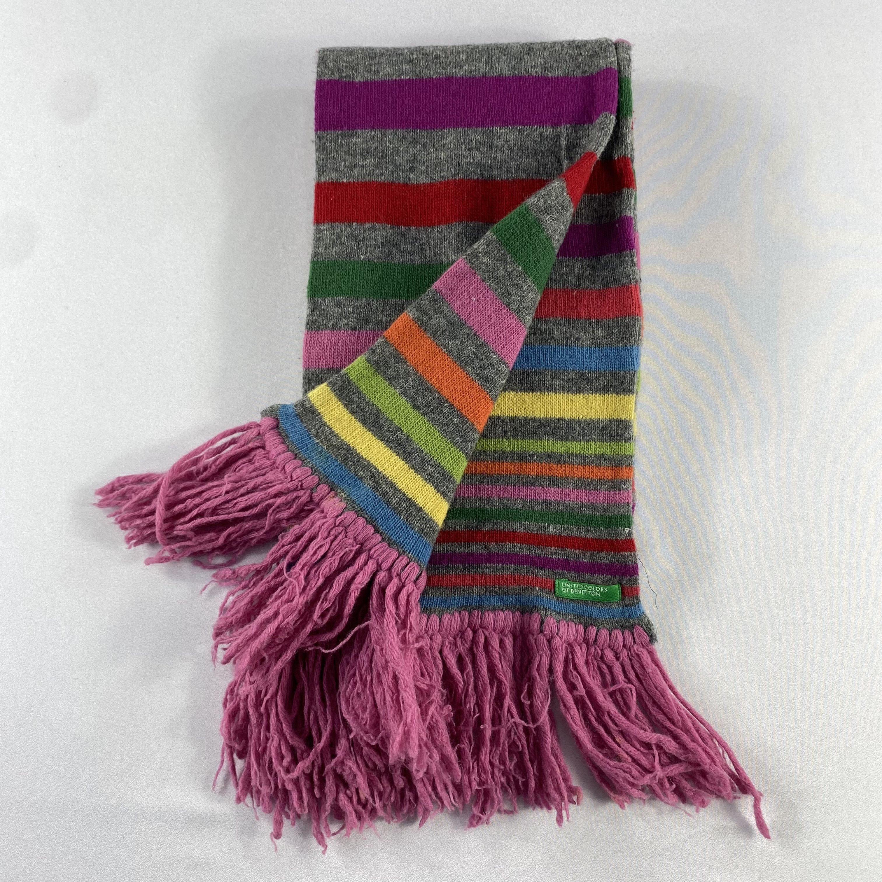 United Colors Of Benetton United Colors Of Benetton Scarf Neck Wrap Wool Muffler Size ONE SIZE - 4 Thumbnail